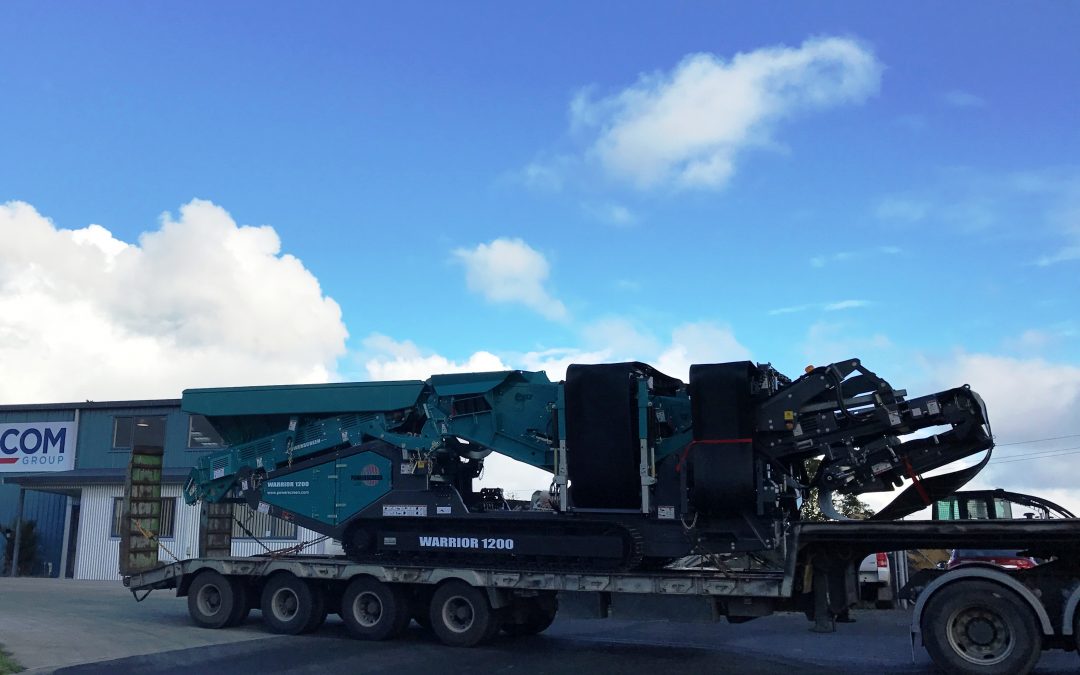 The Powerscreen Warrior 1200 arrives in New Zealand