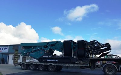 The Powerscreen Warrior 1200 arrives in New Zealand