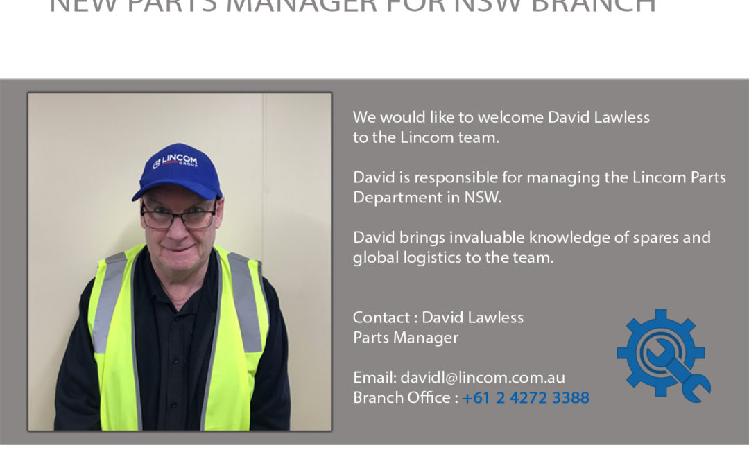 New Parts manager for NSW branch
