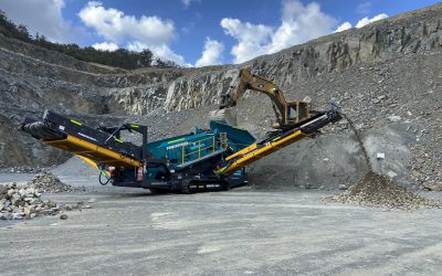Delivery of a Powerscreen Warrior 1800 to a Quarry in Southeast Queensland