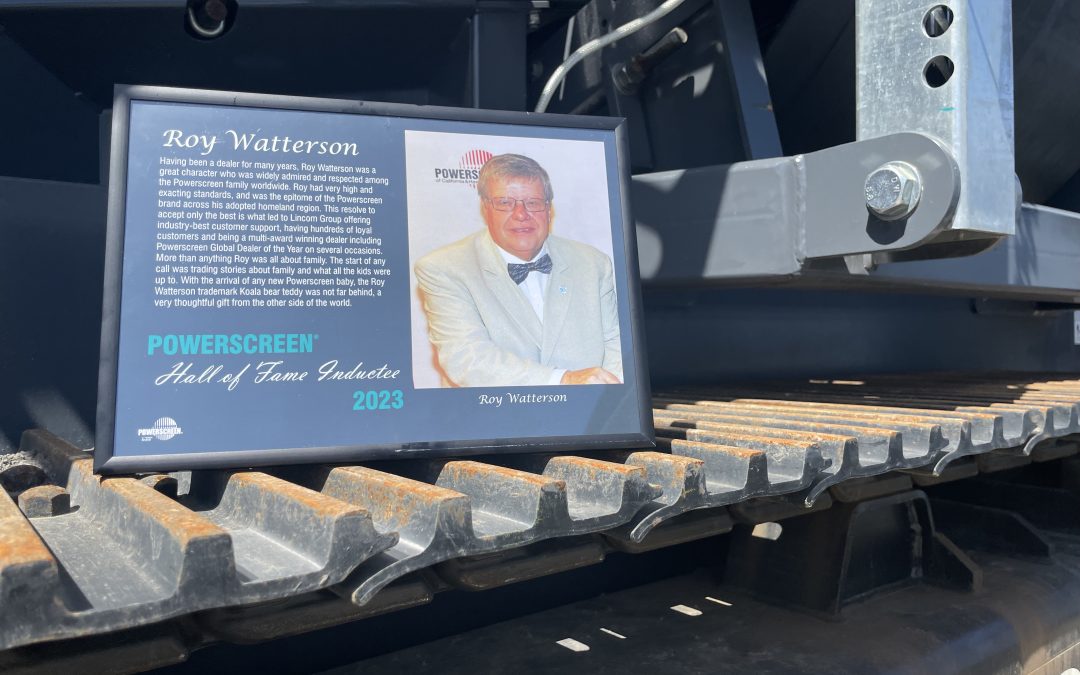 Recognising Industry Legends: Powerscreen’s Hall of Fame 2023 Inductees and Roy Watterson’s Enduring Influence